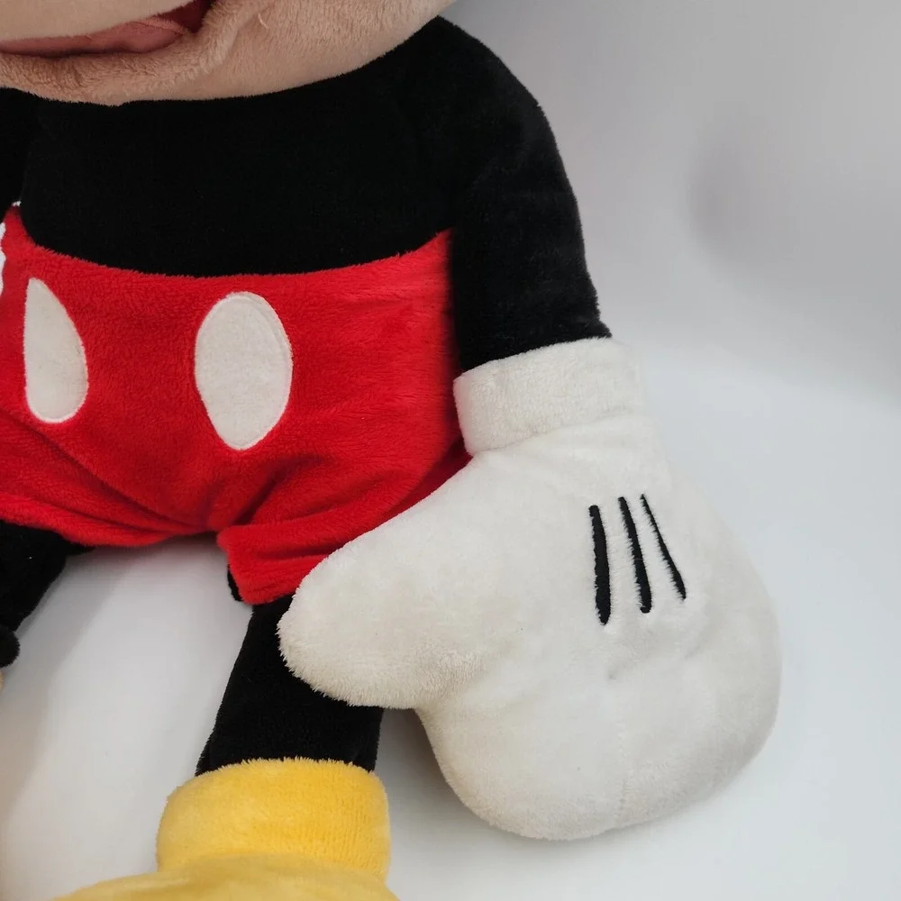 Disney Mickey Mouse Clubhouse Yellow Tennis Shoes Floppy Plush‎ Toy for Kids